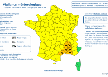 Orages : 6 départements en vigilance orange