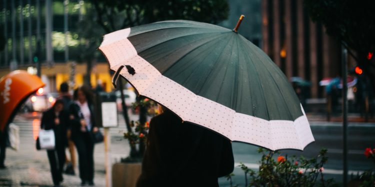 Selective Focus Photography Of Woman Walking On Street While Holding Umbrella