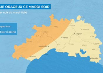 Attention aux orages parfois forts ce soir et cette nuit