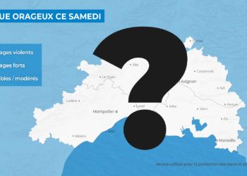 Attention au risque de violents orages stationnaires entre Gard et Hérault ce samedi