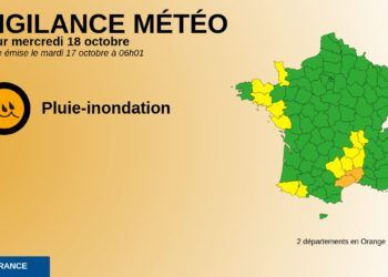 Le Gard et l’Hérault placés en vigilance orange « pluie-inondation » dès ce mercredi